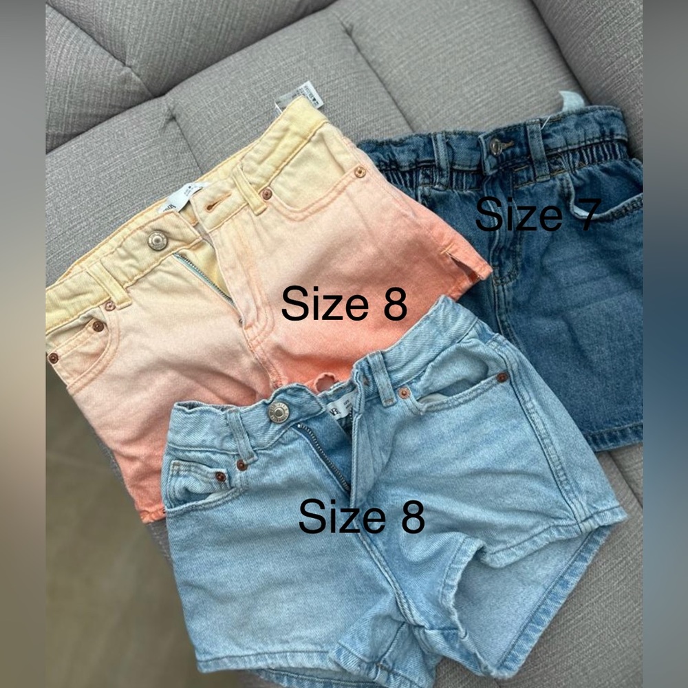2 shorts size 8